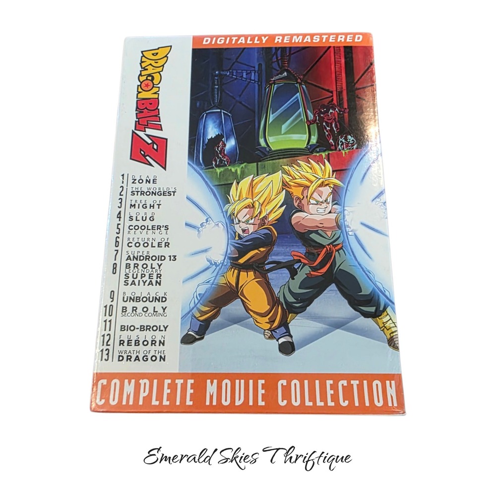 Dragon Ball Z: Complete 13 Movie Collection (DVD) new rare orange variant HTF